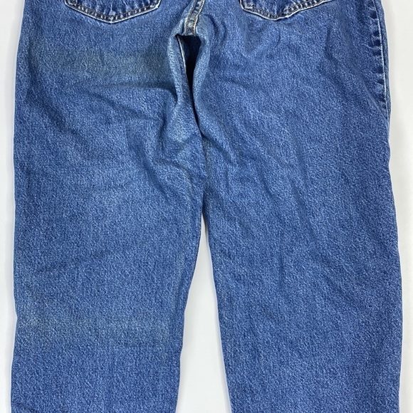 Vintage Levi's 551 Relaxed Fit Tapered Leg 14 Medium USA 90s - Picture 6 of 12